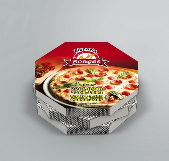 Caixas de Pizza Atacado Biritiba Mirim - Caixa de Pizza Quadrada