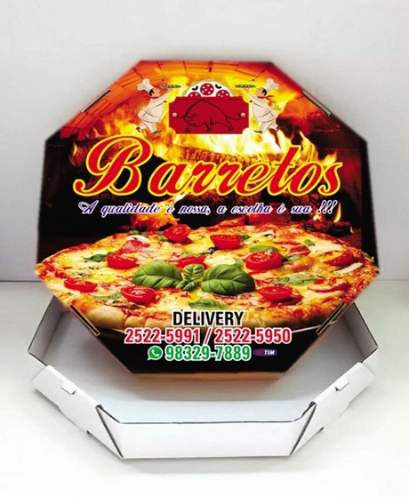 Comprar Embalagem de Pizza Brotinho Vila Ristori - Embalagem de Pizza Personalizada