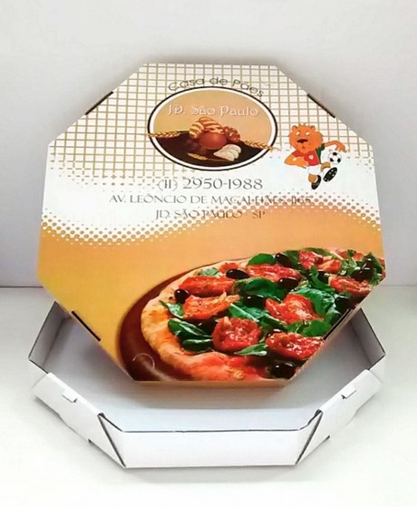 Embalagem de Pizza Brotinho Preço Embu Guaçú - Embalagem Pizza Brotinho