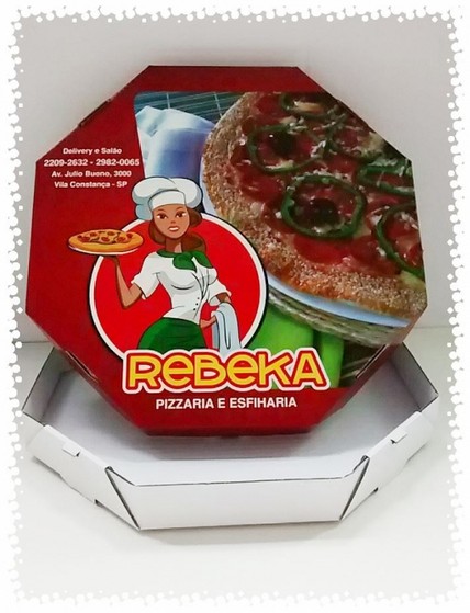 Embalagem para Pizza Preço Mooca - Embalagem Caixa de Pizza