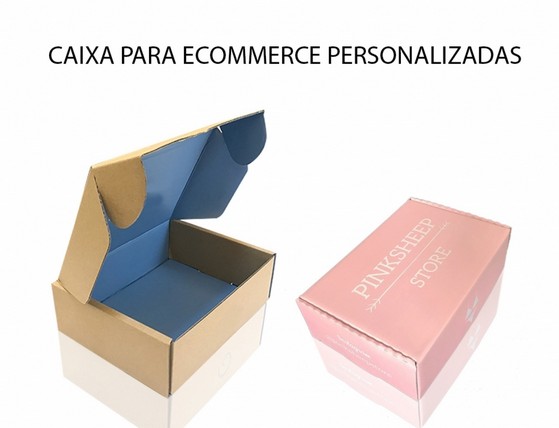 Embalagem Personalizada para E-commerce Valor Mandaqui - Embalagem Caixa Personalizada
