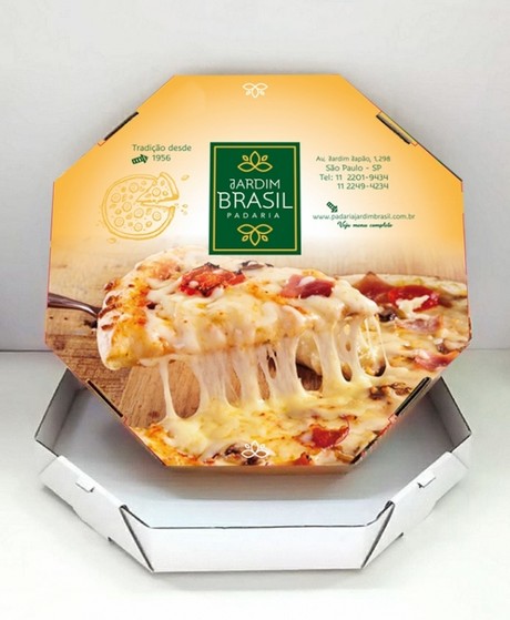Embalagens Pizza Bosque Maia - Embalagem Caixa de Pizza