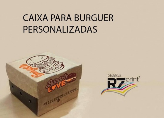 Onde Faz Embalagem para Hambúrguer Personalizada Santana - Embalagem Personalizada para Fast Food