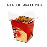 caixa comida delivery valor Parque Peruche